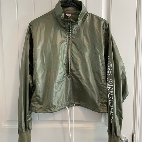 Juicy Couture Jackets & Blazers - Juicy Couture Quarter-Zip Turtleneck Windbreaker